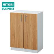 キャビネット(MGN 2/3/5段 扉付き WH/OAK)