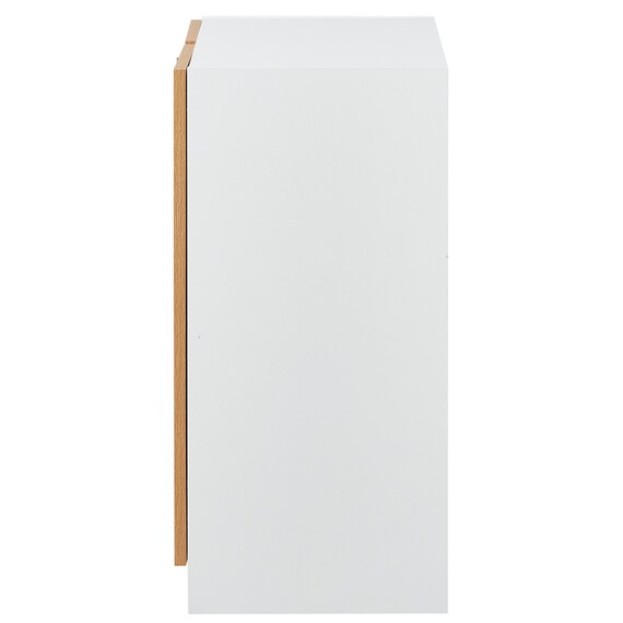 キャビネット2段 フル扉タイプ(MGN WH/OAK) 4枚目画像