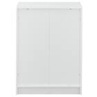 キャビネット2段 フル扉タイプ(MGN WH/OAK) 5枚目画像