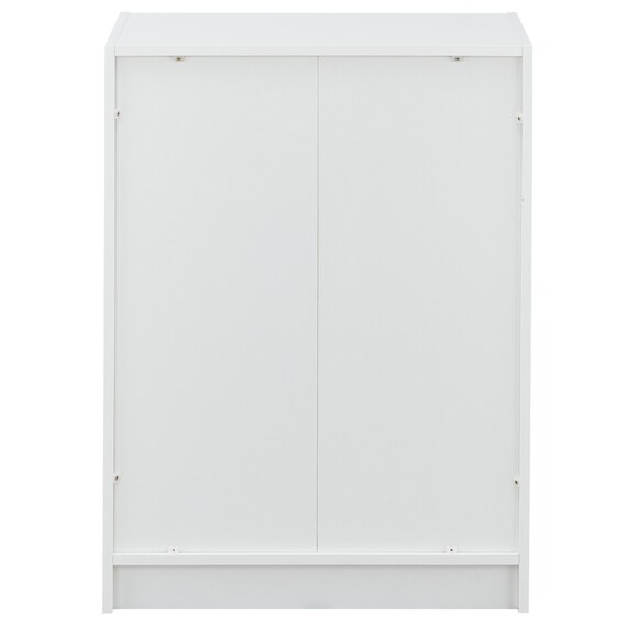 キャビネット2段 フル扉タイプ(MGN WH/OAK) 5枚目画像