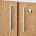 キャビネット2段 フル扉タイプ(MGN WH/OAK) 9枚目画像