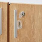 キャビネット2段 フル扉タイプ(MGN WH/OAK) 10枚目画像