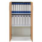 木製キャビネット(3段 MGN フル扉タイプ WH/OAK) 6枚目画像