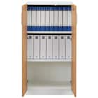 木製キャビネット(3段 MGN フル扉タイプ WH/OAK) 6枚目画像