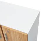 木製キャビネット(3段 MGN フル扉タイプ WH/OAK) 9枚目画像