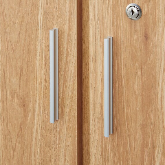 木製キャビネット(3段 MGN フル扉タイプ WH/OAK) 11枚目画像