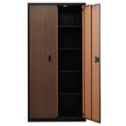 スチール書庫(TSNS2 03N 両開き戸 木目柄WN) 6枚目画像