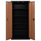 スチール書庫(TSNS2 03N 両開き戸 木目柄WN) 7枚目画像