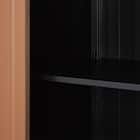 スチール書庫(TSNS2 03N 両開き戸 木目柄WN) 9枚目画像