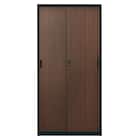 スチール書庫(TSNS3 05N 引き戸 木目柄WN) 3枚目画像