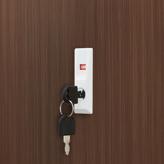 スチール書庫(TSNS3 05N 引き戸 木目柄WN) 9枚目画像