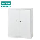 スチール書庫(TSNS3 08N 両開き戸 WH) 1枚目画像