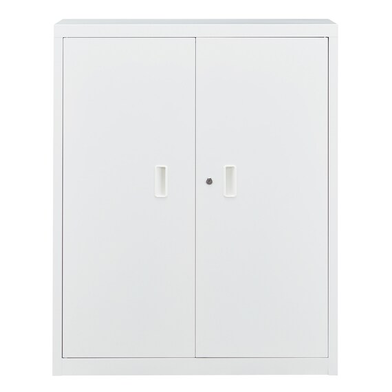 スチール書庫(TSNS3 08N 両開き戸 WH) 3枚目画像