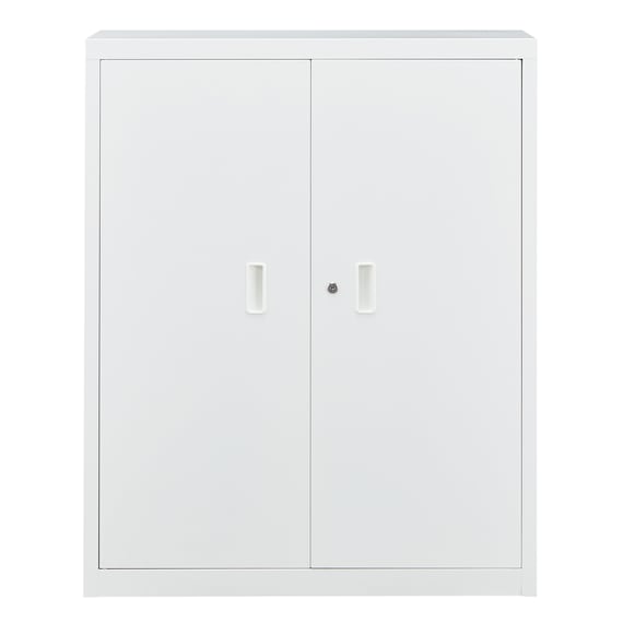 スチール書庫(TSNS3 08N 両開き戸 WH) 3枚目画像