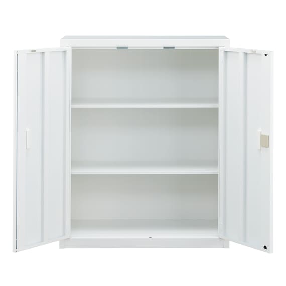 スチール書庫(TSNS3 08N 両開き戸 WH) 7枚目画像