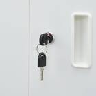 スチール書庫(TSNS3 08N 両開き戸 WH) 11枚目画像