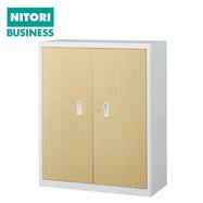 スチール書庫(TSNS3 08N 両開き戸 木目柄)