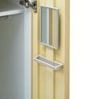 4人用スチールロッカー(TSYG-04 ORM アウトセットタイプ 木目柄OAK) 9枚目画像