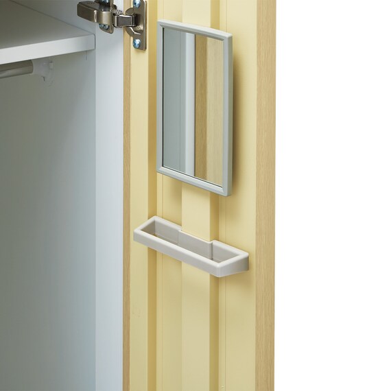 4人用スチールロッカー(TSYG-04 ORM アウトセットタイプ 木目柄OAK) 9枚目画像