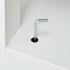 4人用スチールロッカー(TSYG-04 ORM アウトセットタイプ 木目柄OAK) 13枚目画像