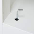 4人用スチールロッカー(TSYG-04 ORM アウトセットタイプ 木目柄OAK) 13枚目画像