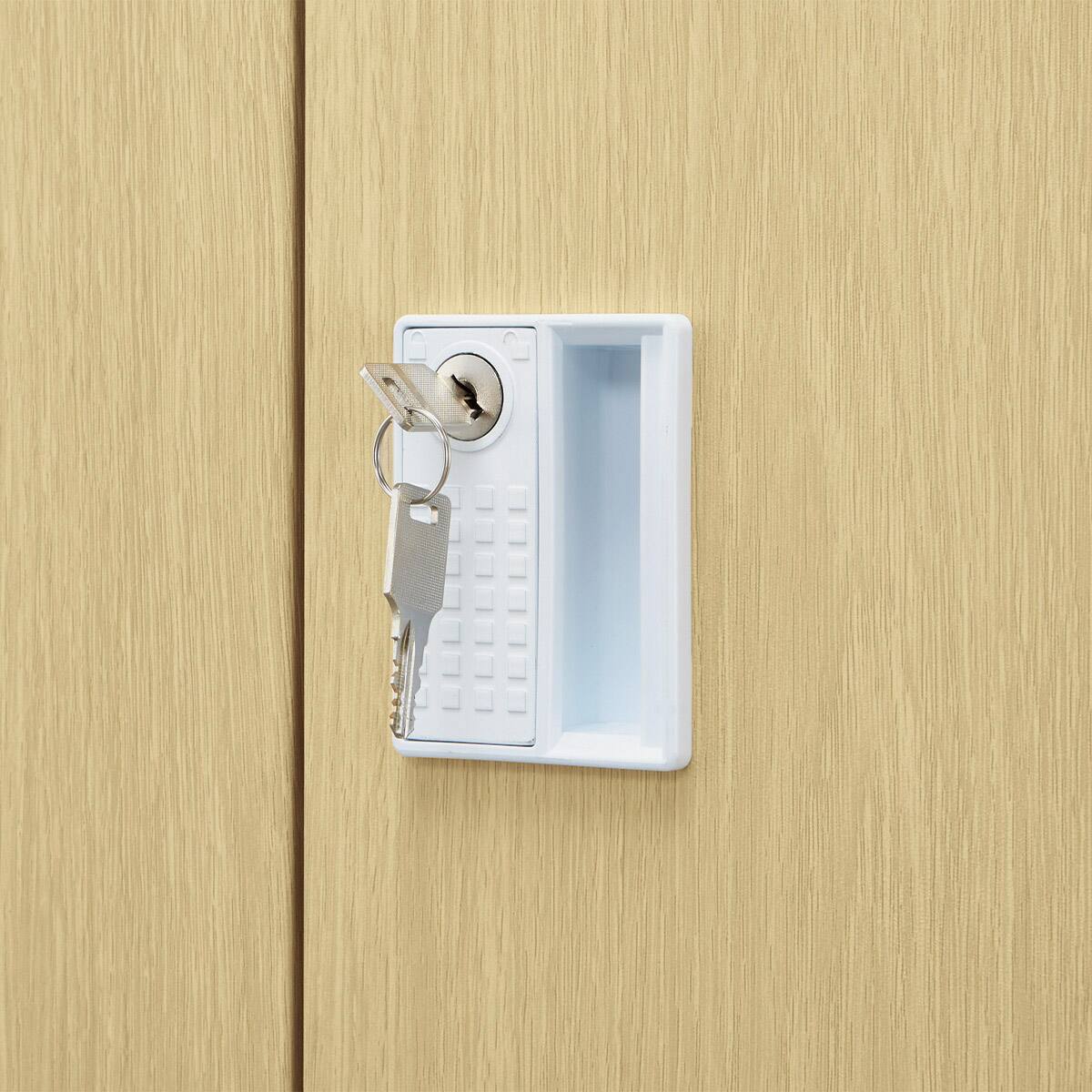 6人用スチールロッカー(TSYG-06 ORM アウトセットタイプ 木目柄OAK