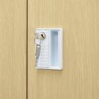 6人用スチールロッカー(TSYG-06 ORM アウトセットタイプ 木目柄OAK) 11枚目画像