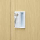 6人用スチールロッカー(TSYG-06 ORM アウトセットタイプ 木目柄OAK) 11枚目画像