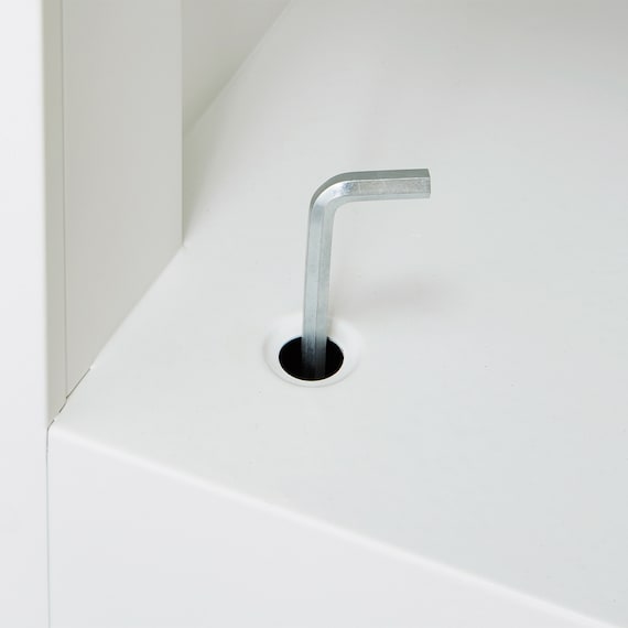 6人用スチールロッカー(TSYG-06 ORM アウトセットタイプ 木目柄OAK) 13枚目画像