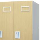 8人用スチールロッカー(TSYG-08 ORM アウトセットタイプ 木目柄OAK) 9枚目画像