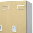 8人用スチールロッカー(TSYG-08 ORM アウトセットタイプ 木目柄OAK) 9枚目画像