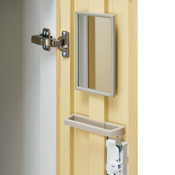 8人用スチールロッカー(TSYG-08 ORM アウトセットタイプ 木目柄OAK) 10枚目画像