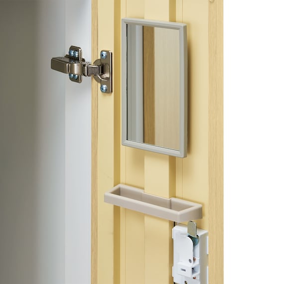 8人用スチールロッカー(TSYG-08 ORM アウトセットタイプ 木目柄OAK) 10枚目画像