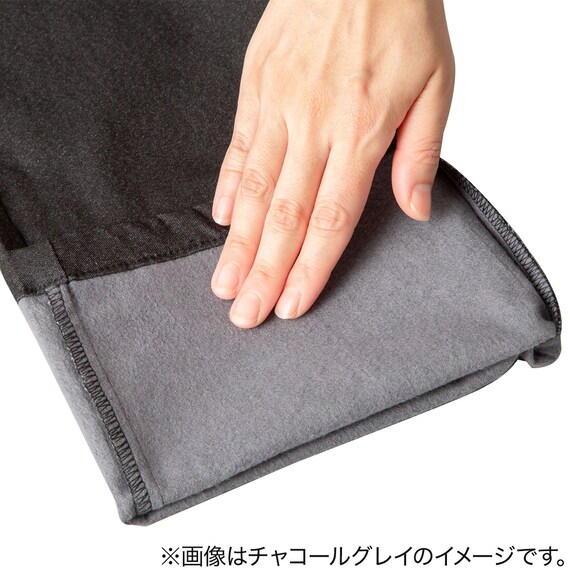 スーパーストレッチ 裏起毛パンツ(S チャコールグレー)【Neasy】 3枚目画像