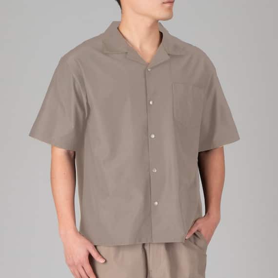 Sクール半袖シャツ(CG5S GRJ M)【Neasy】 4枚目画像