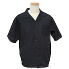 シャツ半袖開襟エアーメッシュ5S(BK S)【Neasy】 2枚目画像