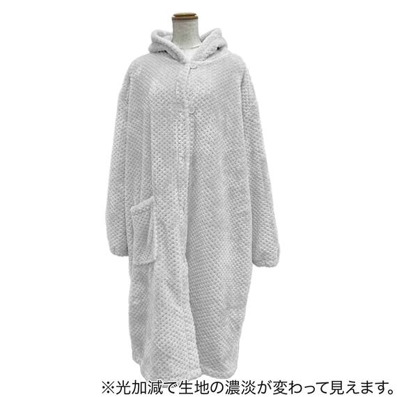 【Neasy】着る毛布 フード付き 120丈(モカ) 1枚目画像