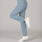 のびのび綿混パンツ(L68×W61 BL)【Neasy】 1枚目画像