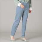 のびのび綿混パンツ(L68×W61 BL)【Neasy】 2枚目画像