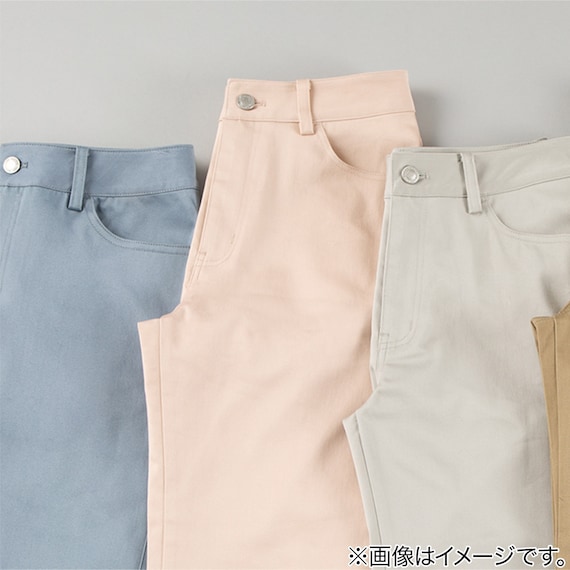 のびのび綿混パンツ(L68×W61 BL)【Neasy】 4枚目画像