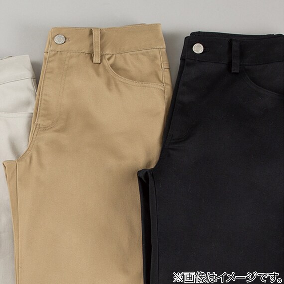 のびのび綿混パンツ(L68×W61 BL)【Neasy】 5枚目画像