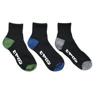 【Neasy】3Pショート踵爪先異色ロゴヒヤロンAS(25-27cm)