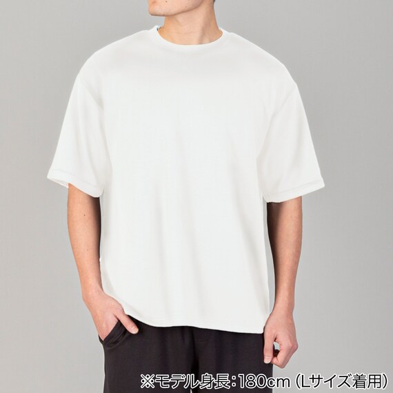 Tシャツ半袖クルーTRスムースクール(WH S)【Neasy】 1枚目画像