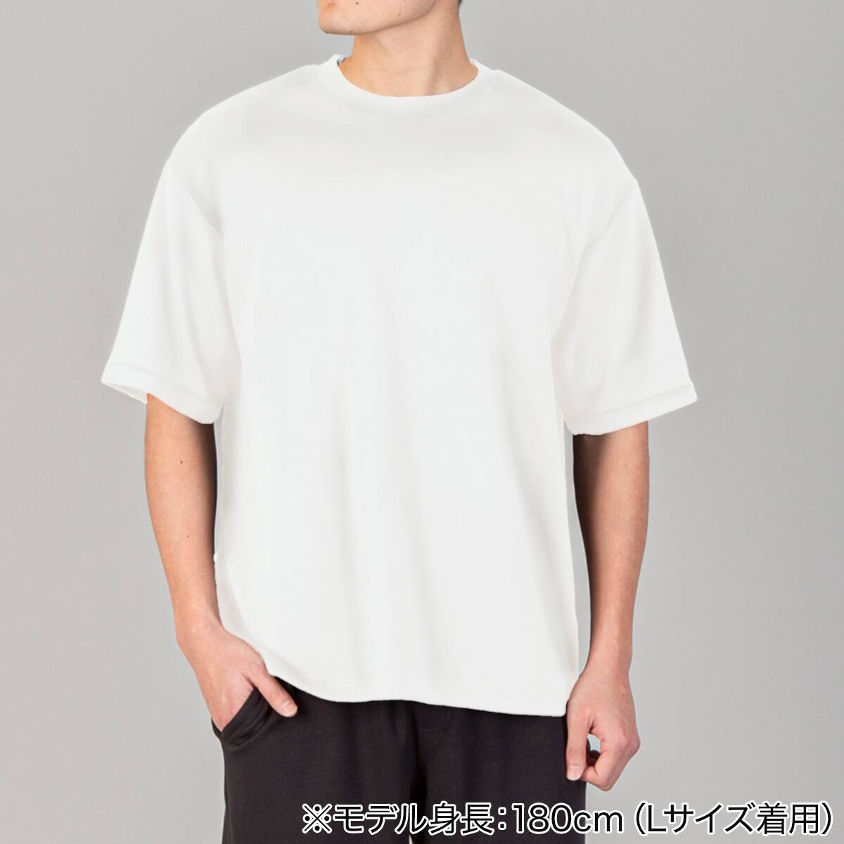 Tシャツ半袖クルーTRスムースクール(WH S)【Neasy】 | ニトリネット