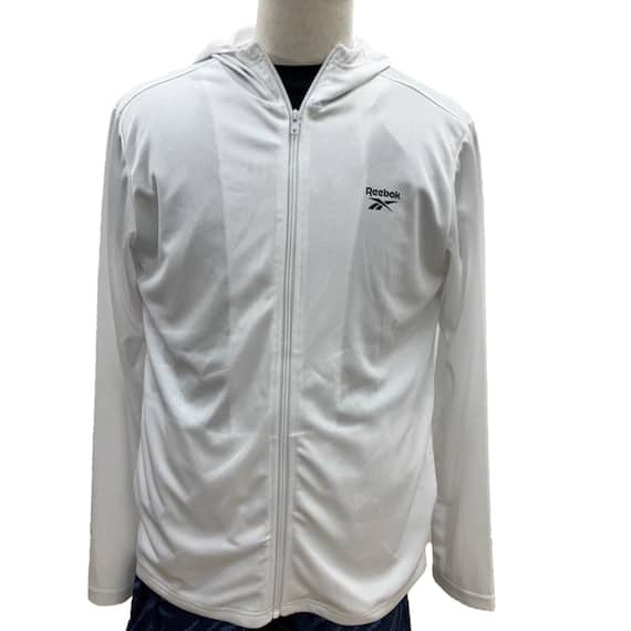 UVパーカー長袖メッシュワンポイント(RB WH M)【Neasy】 1枚目画像