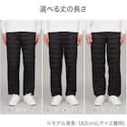 MEN 片面ダウン入りパンツ ショート(BK S) 2枚目画像