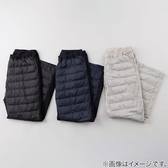 MEN 片面ダウン入りパンツ ショート(BK S) 5枚目画像