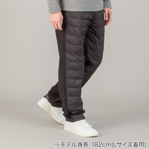 MEN 片面ダウン入りパンツ ショート(BK M) 1枚目画像