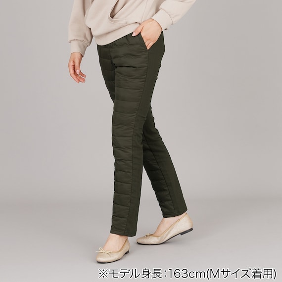 【Neasy】片面ダウンパンツ ショート丈(S KH S) 1枚目画像