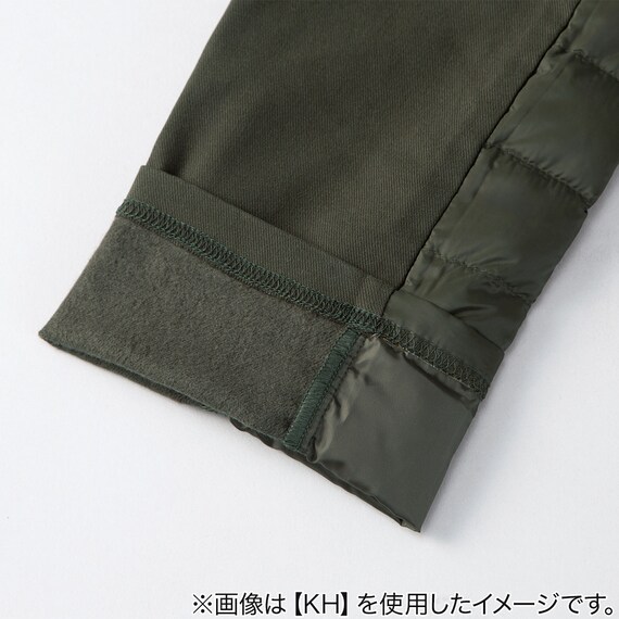 【Neasy】片面ダウンパンツ ショート丈(S KH S) 4枚目画像